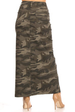 Load image into Gallery viewer, Camilla Long Modest Camo Stretch Twill Skirt