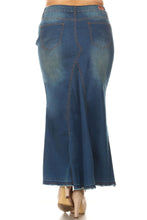 Load image into Gallery viewer, Tiana Long Denim Skirt