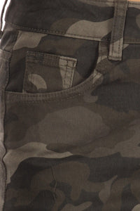 Camilla Long Modest Camo Stretch Twill Skirt